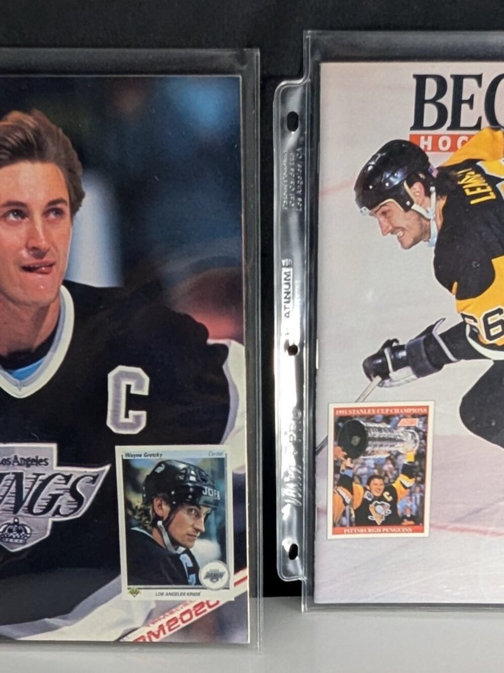 Beckett monthly The Great One Gretzky & Mario Lemieux